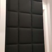 siedzisko tapicerowane czarne 3